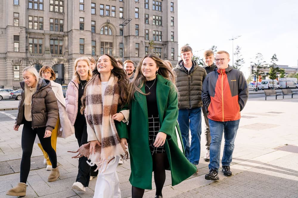Quirky Digital Team near the Liver Buildings