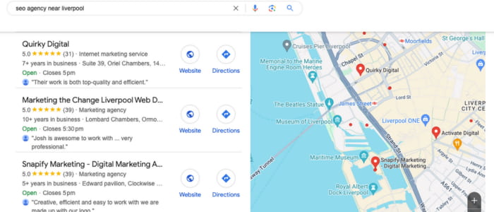 SEO agency near Liverpool