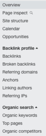 Pressing on organic competitors