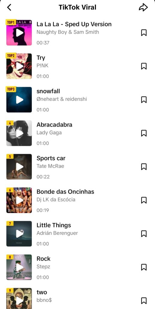 TikTok viral sounds