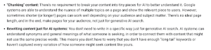 AI SEO content chunking and rewriting myths